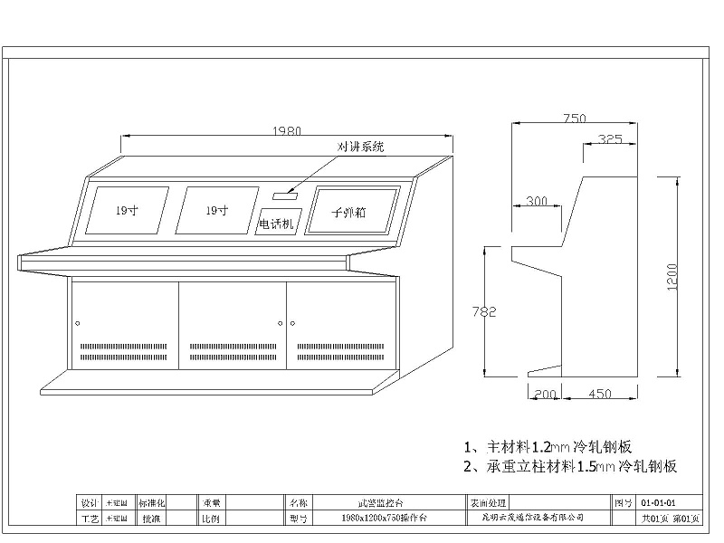 武警操作台